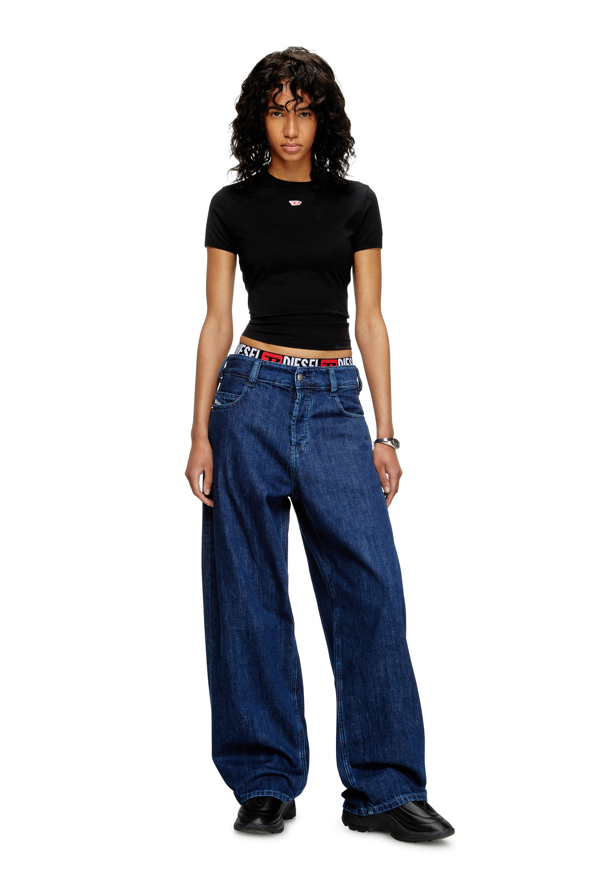 Diesel - Unisex's Relaxed Jeans 1997 D-Enim-M 0DBDX, Dark Blue - 6