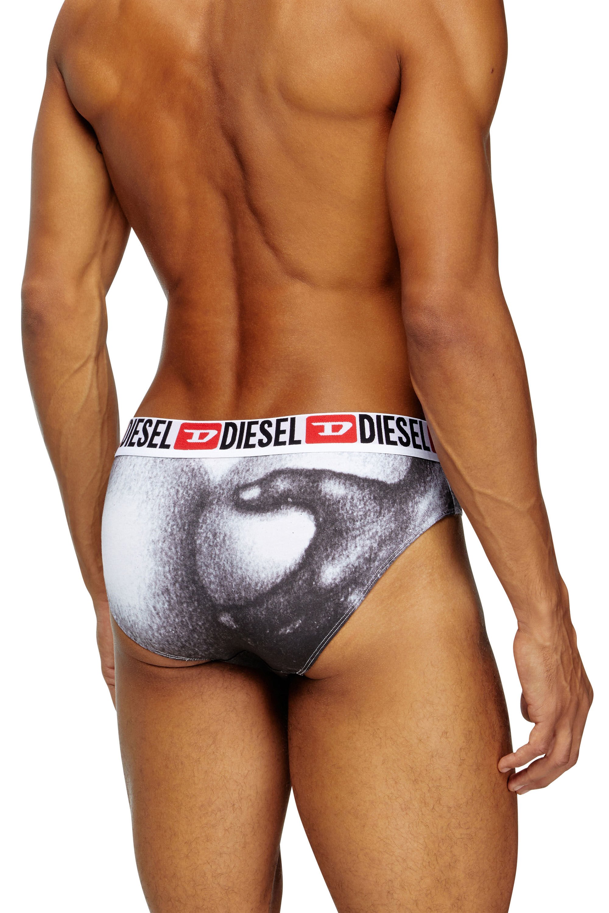 Diesel - PR-ANDRE, Man's Briefs with graphic print in White - 4