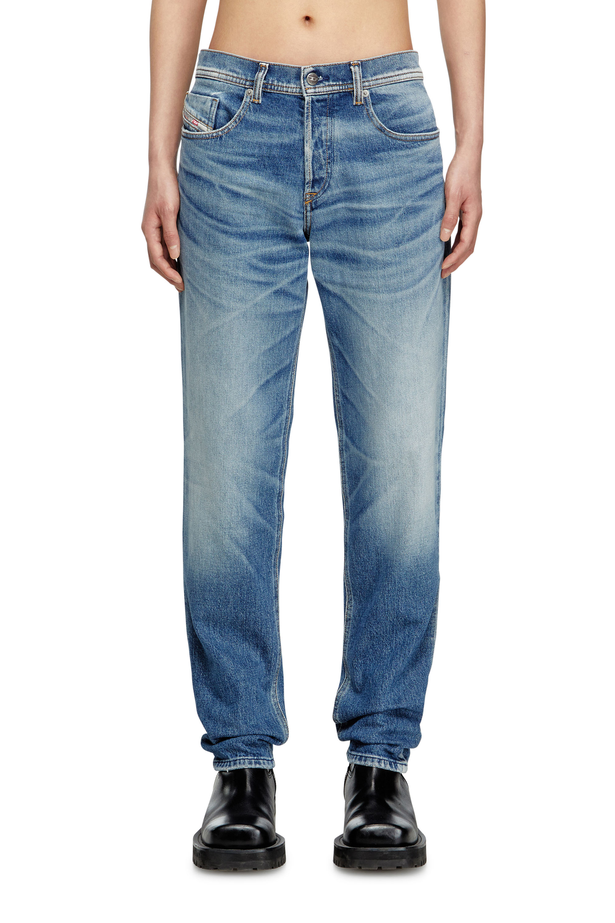 Diesel - Man's Regular Jeans 2023 D-Finitive 09M12, Medium blue - 1