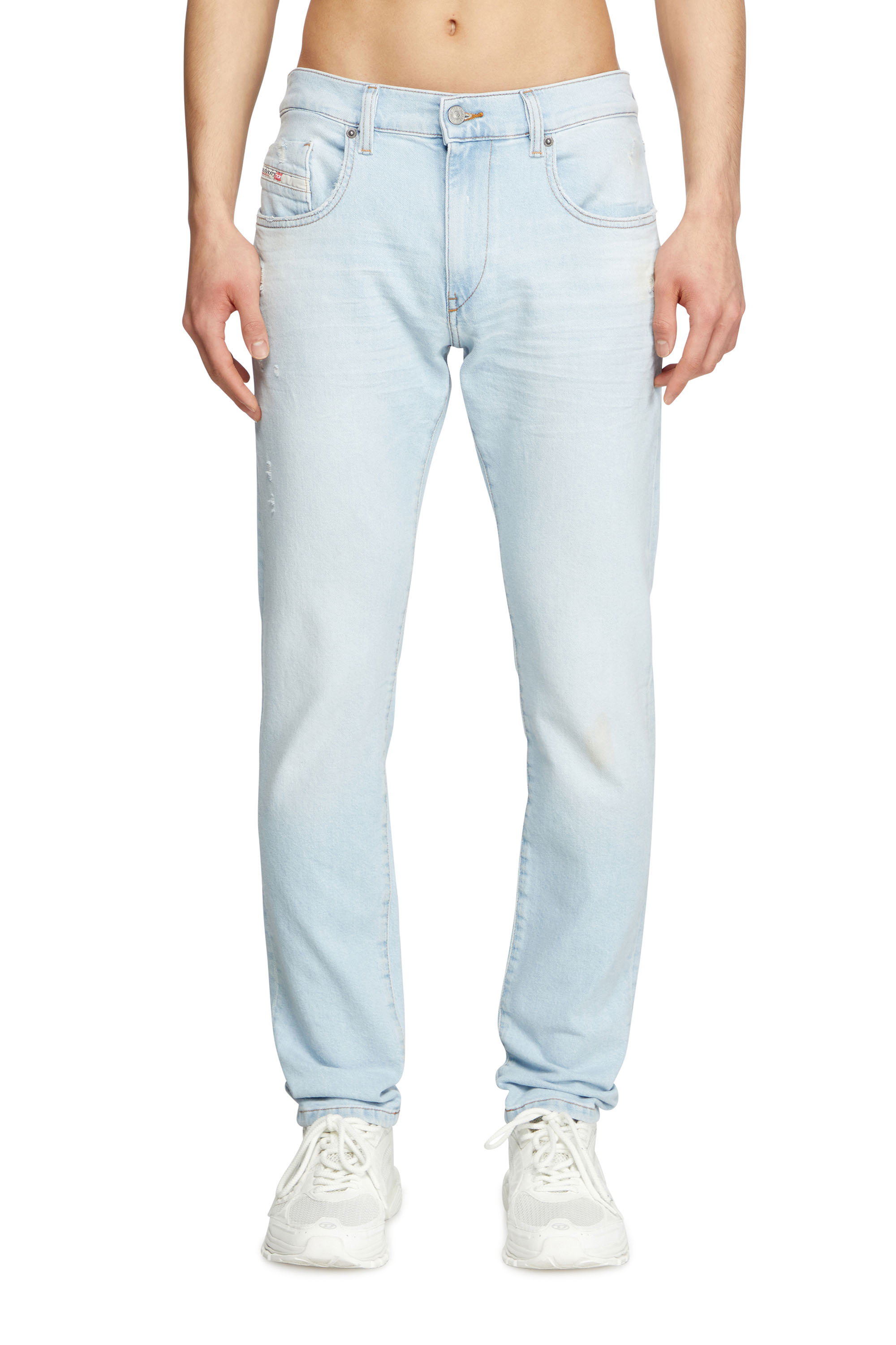 Diesel - Man's Slim Jeans 2019 D-Strukt 0CLBF, Light Blue - 2