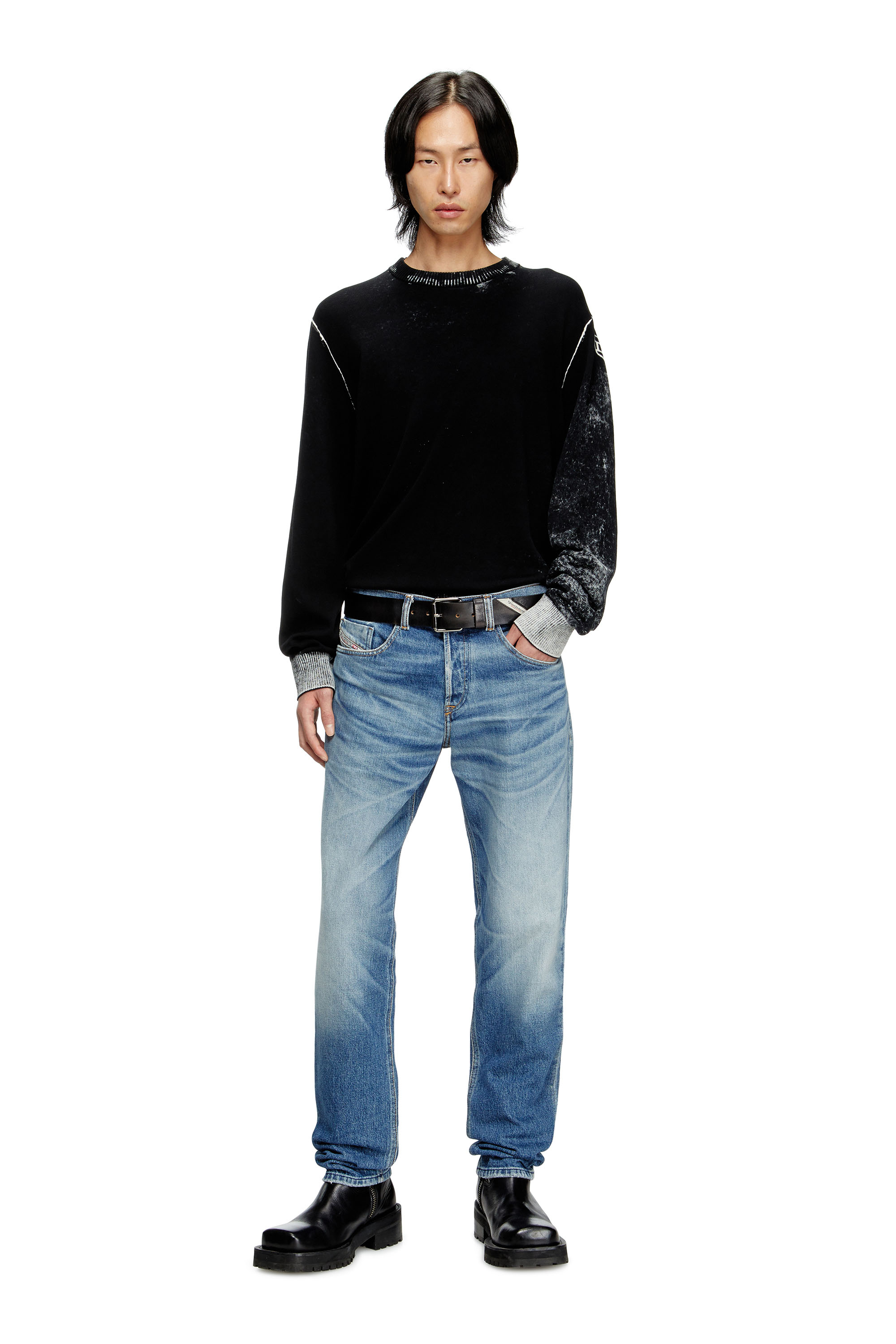 Diesel - Man's Regular Jeans 2023 D-Finitive 09M12, Medium blue - 2