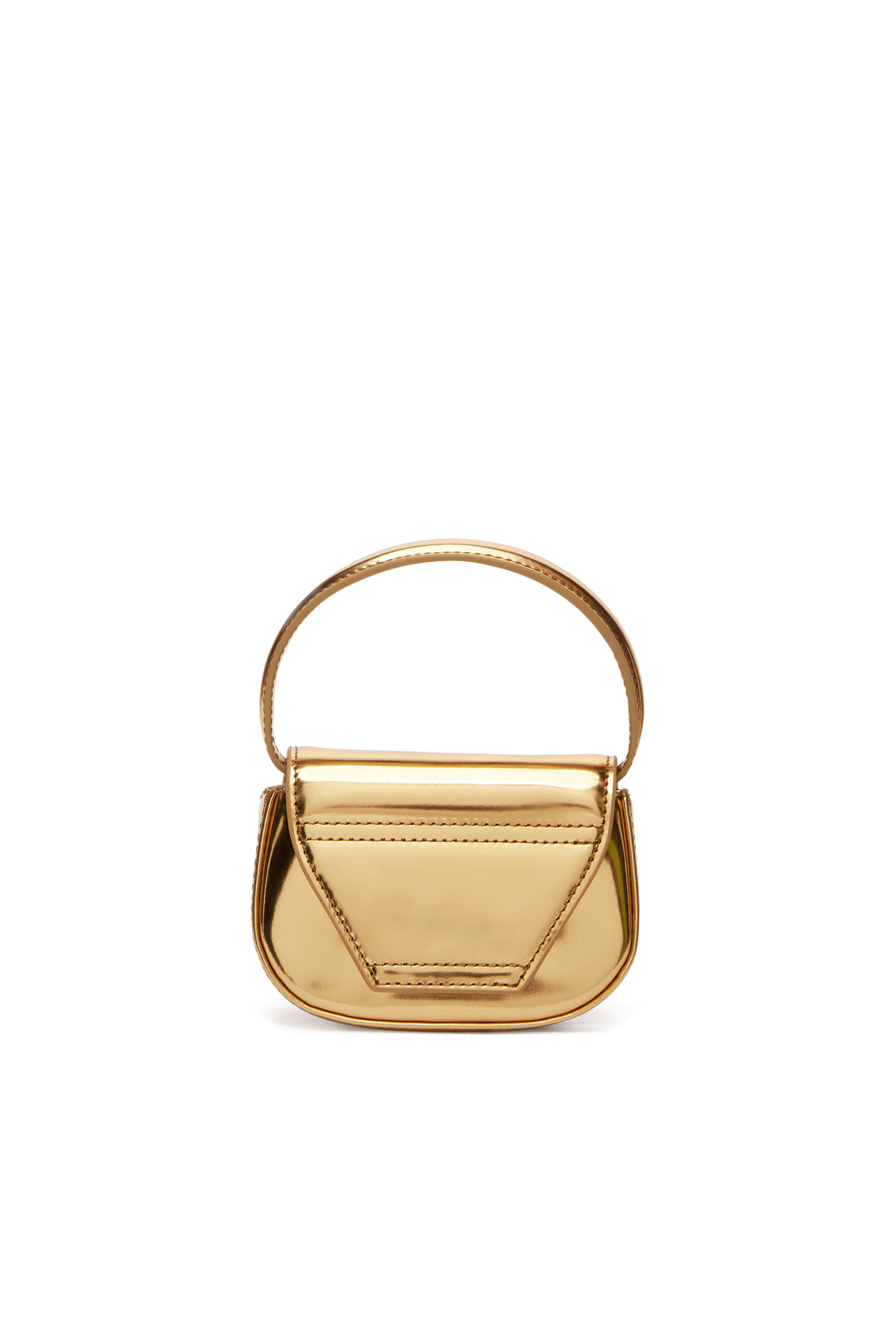 Diesel - 1DR-XS-S, Woman's 1DR-XS-S-Iconic mini bag in mirrored leather in Gold - 2