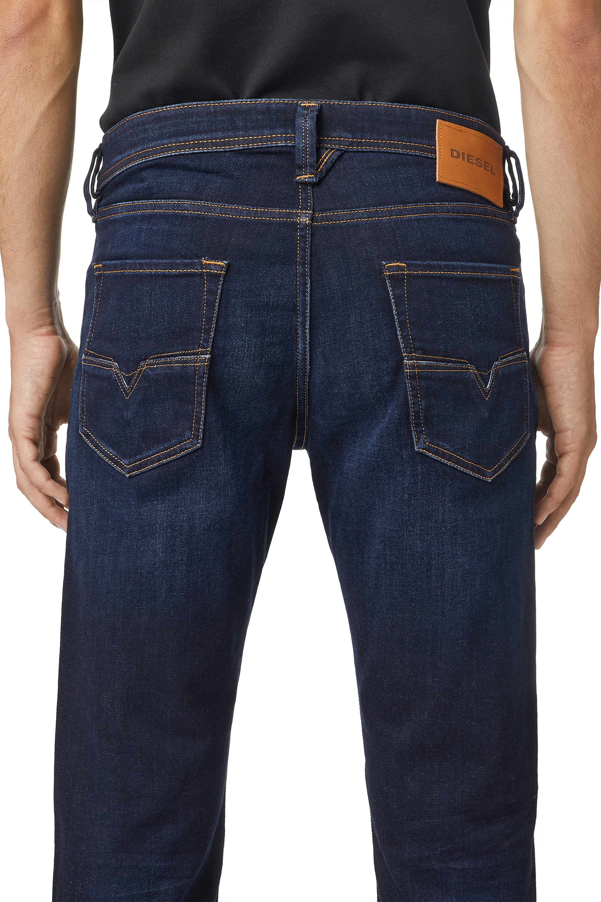 Diesel - Man's Regular Jeans 1986 Larkee-Beex 009ZS, Dark Blue - 7